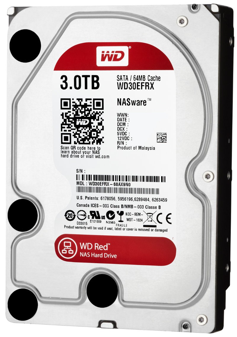 Ổ cứng Western Digital Red 3TB 64MB Cache